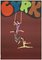 Affiche de Cirque Cyrk Hanging Acrobats Original par Jan Kotarbinski, 1975 1