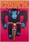 Polnisches Cyrk Chimpanzee Cyclist Circus Poster von Gorka, 1980er 1