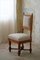 English Baroque Style Chair with Twisted Legs in Oak, 1920s, Image 3