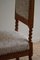 Silla inglesa estilo barroco con patas torcidas de roble, años 20, Imagen 13