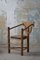 Swedish Monk Chair in Carved Oak, 1930s 12
