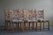 Chaises de Salle à Manger en Chêne et Tissu, Danemark, 1950s, Set de 6 12