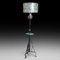 Arts and Crafts Wrought Iron and Copper Standard Oil Floor Lamp, 1890s 4