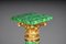 Royal Empire Marble Column with Malachite and Gilt Bronze 3