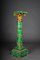 Royal Empire Marble Column with Malachite and Gilt Bronze 5
