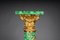 Royal Empire Marble Column with Malachite and Gilt Bronze 10