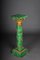 Colonna in marmo dell'Impero reale con malachite e bronzo dorato, Immagine 4