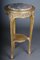 Louis XV Carved Gold Side Table with Marble Top 5
