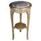 Louis XV Carved Gold Side Table with Marble Top 1