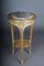 Louis XV Carved Gold Side Table with Marble Top 6