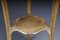 Mesa auxiliar Luis XV en oro tallado con tablero de mármol, Imagen 3