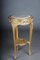 Louis XV Carved Gold Side Table with Marble Top, Image 7