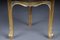 Mesa auxiliar Luis XV en oro tallado con tablero de mármol, Imagen 4