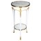 20th Century French Salon Side Table in White attributed toF. Linke, Image 1