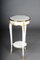 20th Century French Salon Side Table in White attributed toF. Linke 7