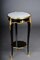 20th Century French Salon Side Table in Black attributed toF. Linke 5