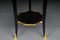 20th Century French Salon Side Table in Black attributed toF. Linke, Image 4