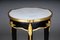 20th Century French Salon Side Table in Black attributed toF. Linke 7