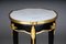 20th Century French Salon Side Table in Black attributed toF. Linke, Image 7