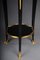 20th Century French Salon Side Table in Black attributed toF. Linke 8