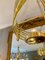 Italian Gold Plated and Murano Glass Chandelier attributed to Gaetano Sciolari, 1960s, Image 11