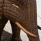 Brown Rattan Elephant Coffee Table by Southern Nurseries, 1970s, Image 4