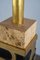 Large Travertine and Cast Brass Table Lamp attributed to Cierre Lampadari for Hotel Salsomaggiore, 1970s, Image 2