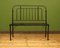 Vintage Metal Bedstead Garden Bench, Image 1