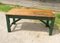 Large Industrial Workbench with Green Base, 1940s 26