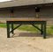 Large Industrial Workbench with Green Base, 1940s 25