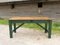 Large Industrial Workbench with Green Base, 1940s 1