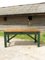 Large Industrial Workbench with Green Base, 1940s 13