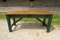Large Industrial Workbench with Green Base, 1940s 21