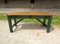 Large Industrial Workbench with Green Base, 1940s 15