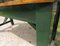 Large Industrial Workbench with Green Base, 1940s 6