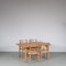 Oak Dining Set by Moller, Denmark, 1970s, Set of 5, Image 3