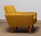 Fauteuil / Fauteuil Club Mid-Century Scandinave en Tissu avec Pattes en Teck, Danemark, 1950s 11