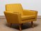 Mid-Century Scandinavian Fabric Lounge / Club Chair with Teak Paws, Denmark, 1950s, Image 12