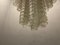 Large Mid-Century Textured Glass Tube Chandelier, 1960s, Image 9