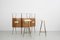 Italian Bar Cabinet and Stools, 1950s, Set of 4, Image 7