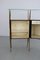 Italienischer Barschrank und Hocker, 1950er, 4er Set 42