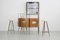 Italian Bar Cabinet and Stools, 1950s, Set of 4 1
