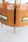 Italienischer Barschrank und Hocker, 1950er, 4er Set 29