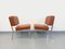 Modernistische Vintage Stühle aus Skai & verchromtem Metall, 1960er, 2er Set 9