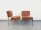 Modernistische Vintage Stühle aus Skai & verchromtem Metall, 1960er, 2er Set 10