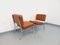 Modernistische Vintage Stühle aus Skai & verchromtem Metall, 1960er, 2er Set 8