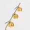 Brass Floor Lamp with Three Light Bulbs, Italy, 1970s, Image 3