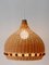 Mid-Century Modern Rattan Tulip Pendant Lamp, Germany, 1960s 4