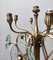 Vintage Revolving Brass and Glass Coat Rack attributed to Fontana Arte, Italy, 1940s 9