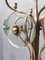 Vintage Revolving Brass and Glass Coat Rack attributed to Fontana Arte, Italy, 1940s, Image 10